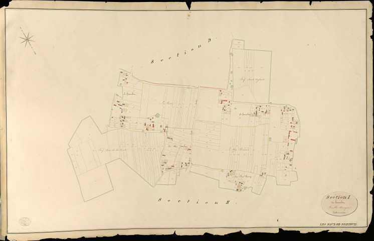 Baux-de-Breteuil (Les). Section I _ du Hamelet _ Feuille Unique