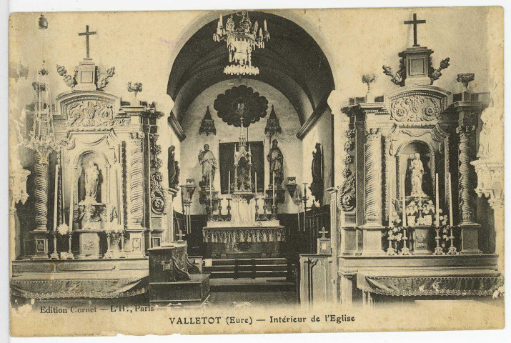 Valletot. Intérieur de l'Eglise.