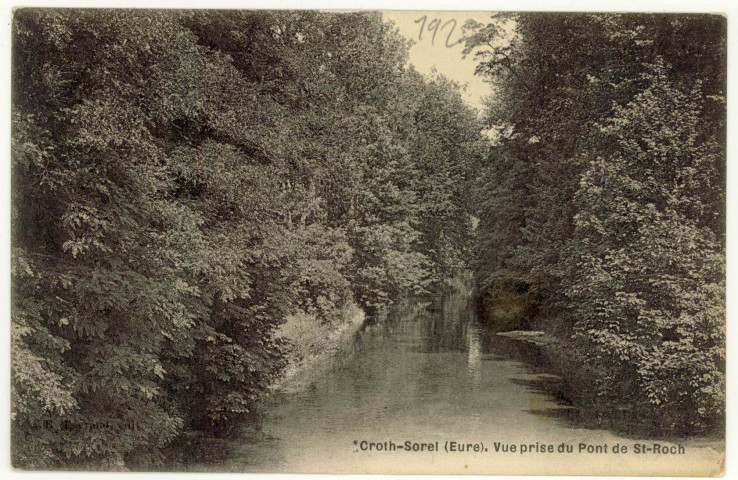 Croth. Une Vue sur le Couesnon.