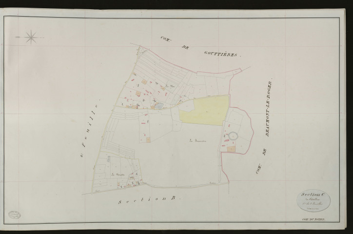 Noyer-en-Ouche (Le). Section C _ du Châtellier _ 1re de 2 Feuilles