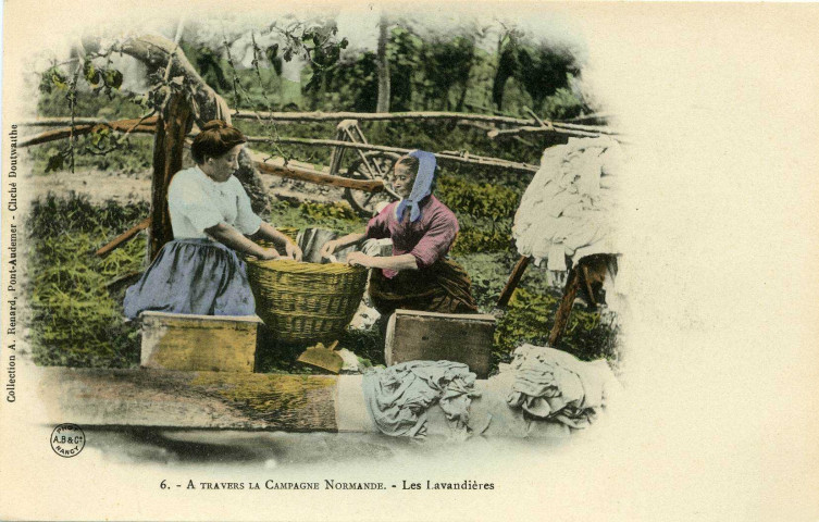 Divers. A travers la Campagne Normande. - Les Lavandières.