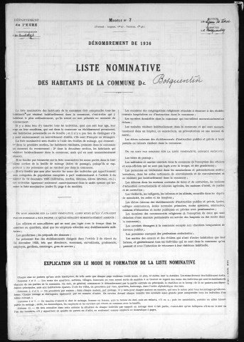 BOSQUENTIN 1936