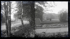 Chemins menant au château de Rosay-sur-Lieure (Eure).