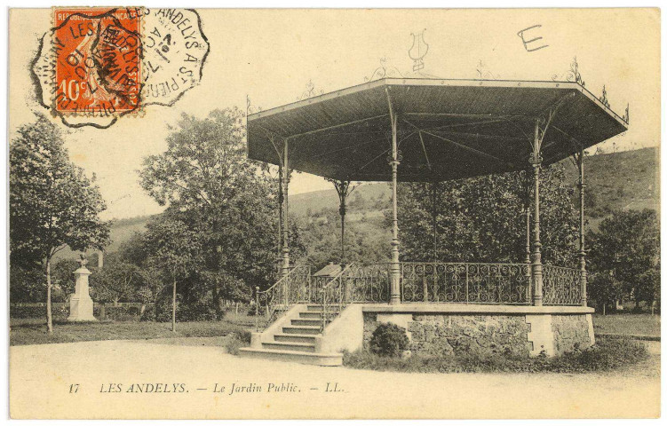 Andelys (Les). Le Jardin public.