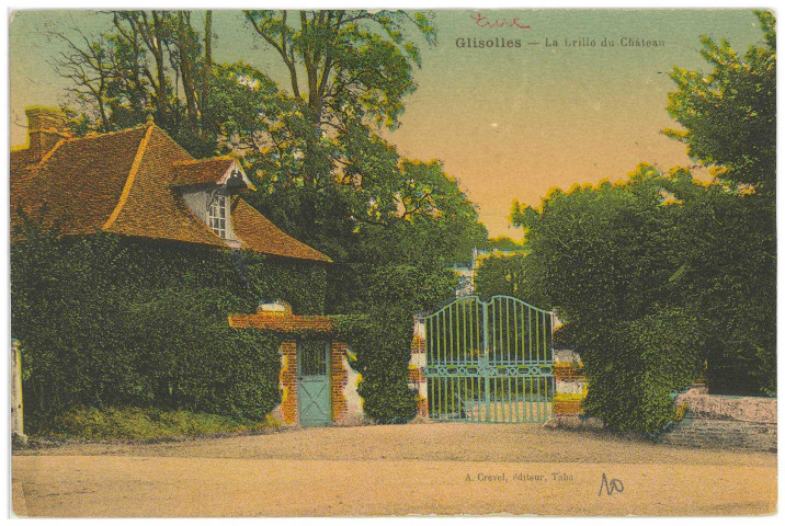 Glisolles. La Grille du Château.