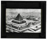 Dessin du palais de Darius Ier à Suse (Perse).