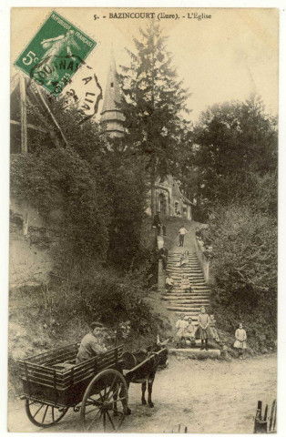 Bazincourt-sur-Epte. L'Eglise.
