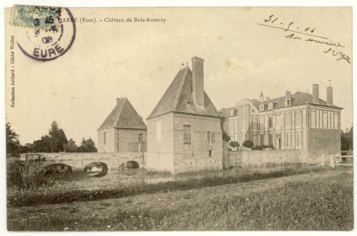 Bois-Anzeray. Château de Bois-Anzeray.