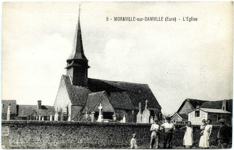 Morainville-sur-Damville. L'Église.