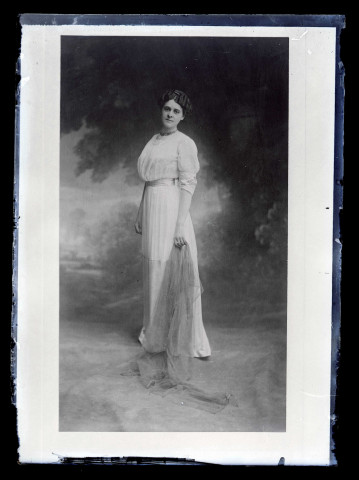 Portrait d'une femme.