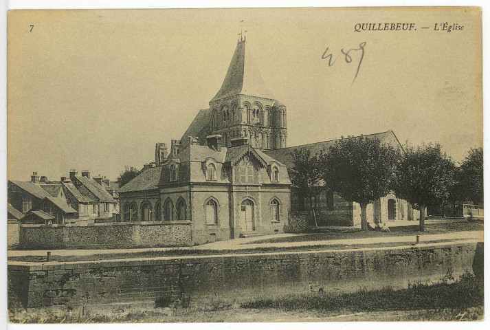 Quillebeuf-sur-Seine. L'Eglise.
