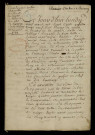 Procès-verbal et cahier manuscrit en deux exemplaires.
