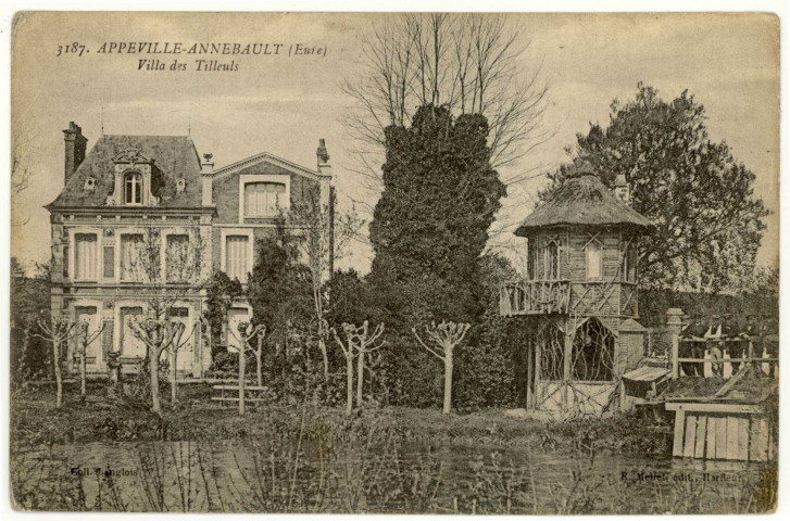 Appeville-Annebault. Villa des Tilleuls.