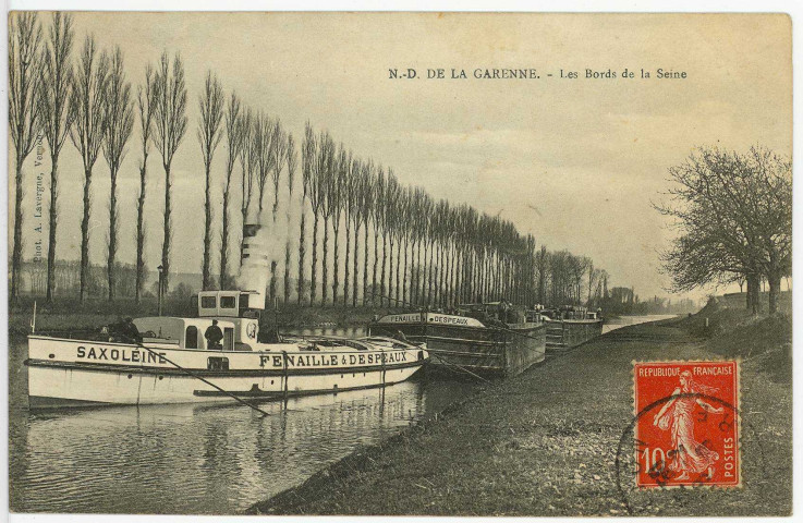 Saint-Pierre-la-Garenne. Les Bords de la Seine.