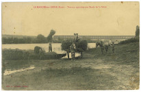 Manoir (Le). Travaux agricoles aux Bords de la Seine.