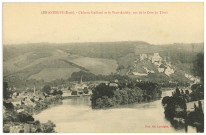 Andelys (Les). Château Gaillard et le Petit Andely vus de la Côte du Thuit.