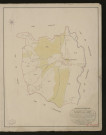 Fontaine-la-Soret. Tableau d'assemblage du Plan Parcellaire de la Commune de Fontaine-la-Soret _ Canton de Beaumont-le-Roger - Bernay - Eure. _ Terminé sur le terrain le 1826, sous l'administration de M. Le Vicomte Raymond Delaitre, Préfet - M. Le Comte de Revilliase, Maire et sous la direction de M. Hurtelle, Directeur des Contributions directes. _ M. Hautier, Géomètre en Chef. _ Par M. Canu, Géomètre de 1re classe