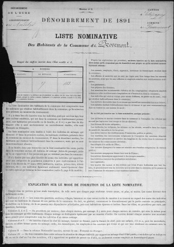 PROVEMONT 1891
