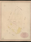 Fontenay-en-Vexin. Tableau d'assemblage du Plan Parcellaire de la Commune de Fontenay. _ Canton d'Ecos - Andelys - Eure. _ Terminé sur le terrain le 25 août 1836, sous l'administration de M. A Passy, Préfet - M. Picard, Maire et sous la direction de M. Marel, Directeur des Contributions directes. _ M. Le Fébure, Géomètre en Chef. _ Par M. Pizier, Géomètre de 1re classe