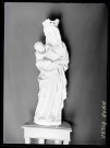 Statue de Vierge à l'enfant de l'église de Vesly (Eure).
