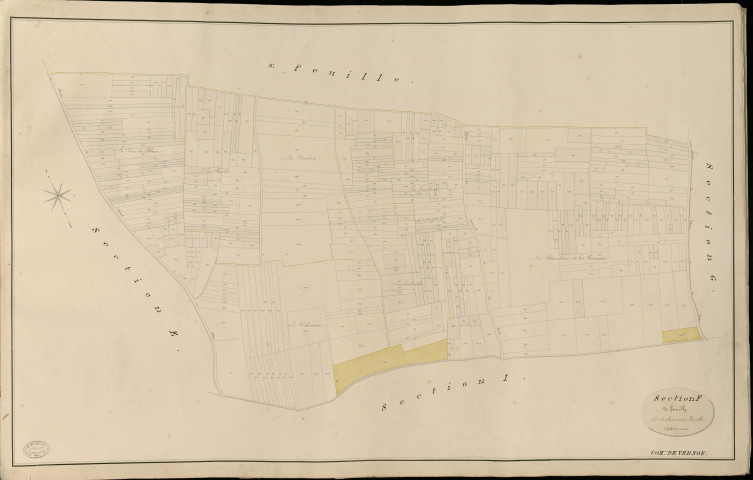 Vernon. Section F _ de Gamilly _ 4e et dernière Feuille