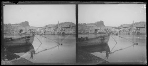 Bateaux sur les rives de l'Euphrate à Biredjik.
