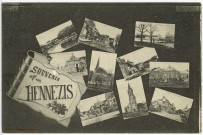 Hennezis. Carte souvenir.