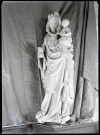 Statue de Vierge à l'enfant de l'église Saint-Georges de Mézières-en-Vexin (Eure).