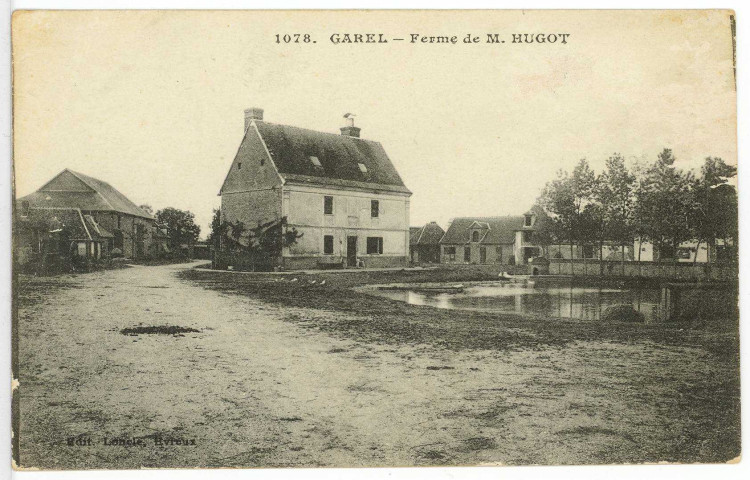 Plessis-Grohan (Le). Garel Ferme de M Hugot.