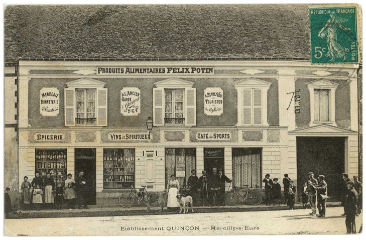 Marcilly-sur-Eure. Etablissement Quinçon.