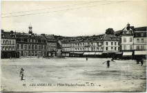 Andelys (Les). Place Nicolas Poussin.