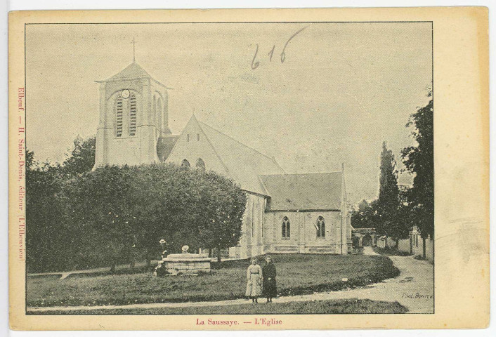 Saussaye (La). L'Eglise.