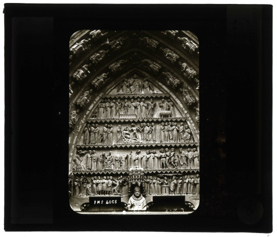 Cathédrale Notre-Dame de Reims (Marne), portail du transept nord, Saint-Sixte.