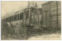 Serquigny. Tamponnement de Serquigny (29 février 1916). - Train du Havre.