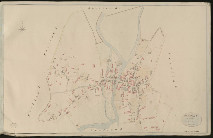 Brionne. Section C _ de la Ville _ Feuille Unique