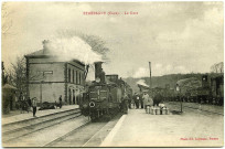 Etrépagny. La Gare.