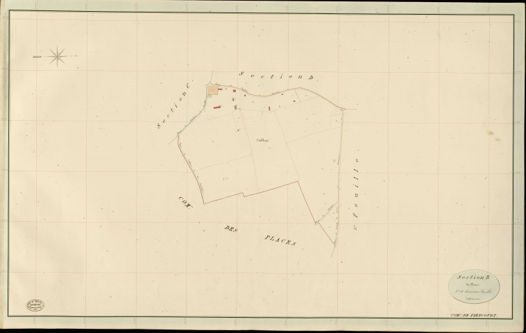 Piencourt. Section B _ du Chesne _ 2e et dernière Feuille
