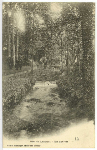 Radepont. Parc de Radepont. - Les Sources.
