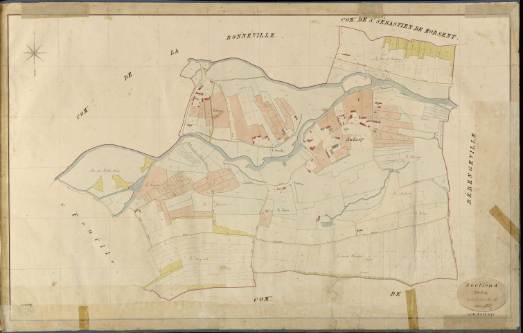 Aulnay-sur-Iton. Section A _ d'Aulnay _ 2e et dernière Feuille