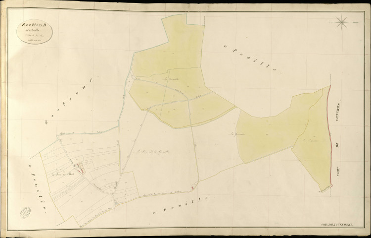 Louversey. Section D _ de la Conaille _ 3e de 4 Feuilles
