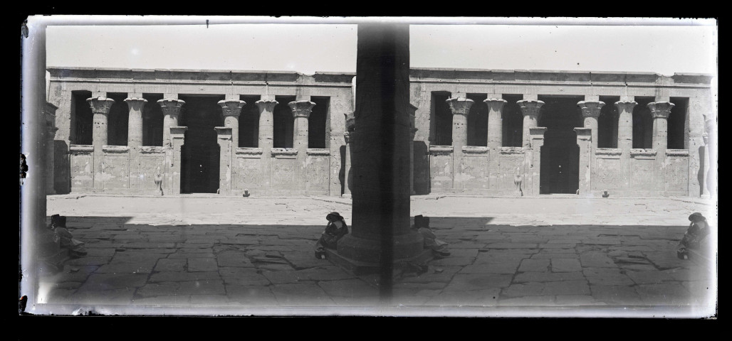 Temple d'Horus à Edfou (Égypte).