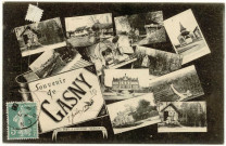 Gasny. Carte souvenir.
