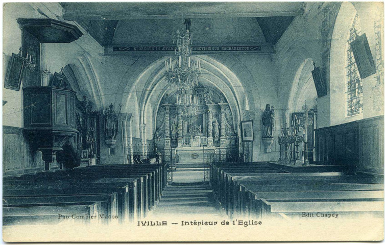 Iville. Intérieur de l'Eglise.