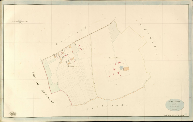 Saint-Vincent-du-Boulay. Section C _ du Boulay _ 1re de 2 Feuilles
