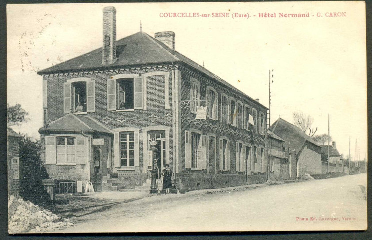 "Courcelles-sur-Seine (Eure) - Hôtel Normand - G. Caron"