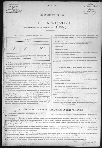 TOSNY 1906