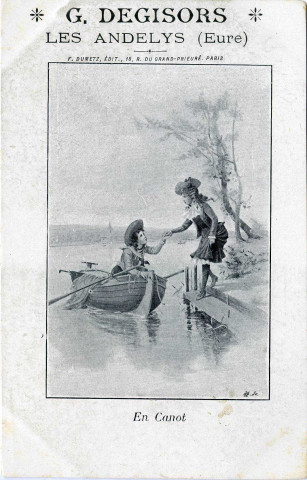 Andelys (Les). G Degisors - Les Andelys - En Canot.