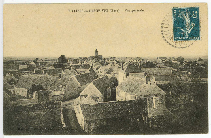 Villiers-en-Désoeuvre. Vue générale.