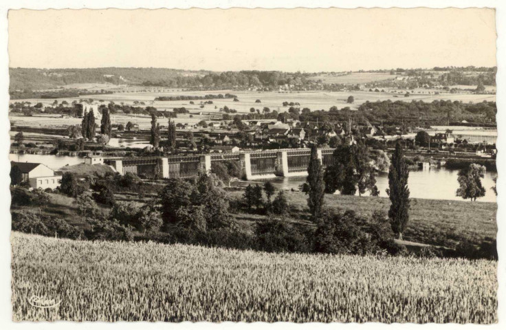 Courcelles-sur-Seine. La Garenne et le Barrage.