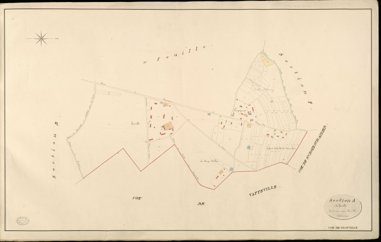 Trouville-la-Haule. Section A _ de Gaiville _ 2e et dernière Feuille